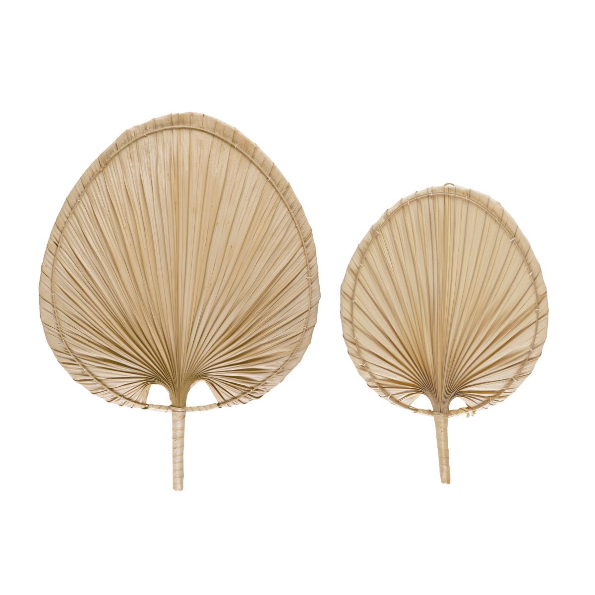 Figura decorativa pai pai de fibra natural oriental 42cm