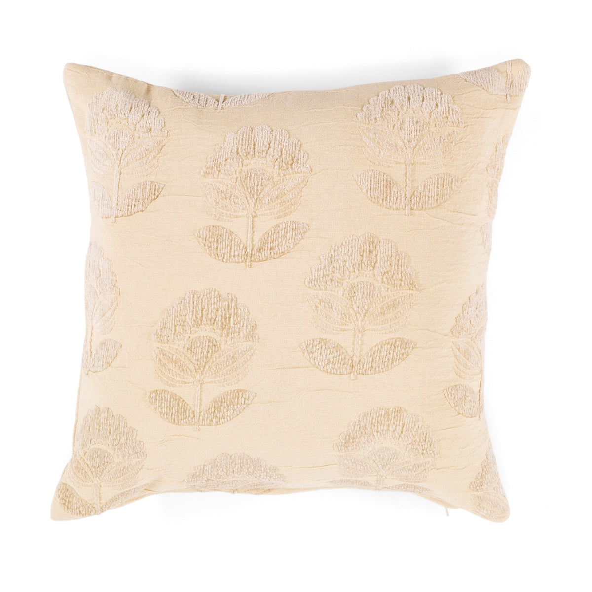 Cojín de sofá de algodón beige estilo romántico