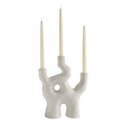 Candelabro decorativo de cerámica