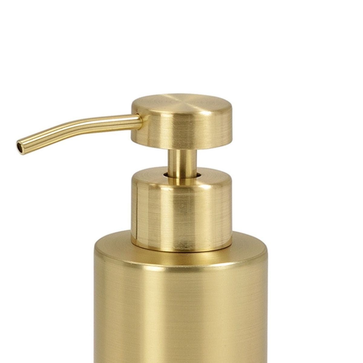 Dispensador de baño dorado de acero inoxidable