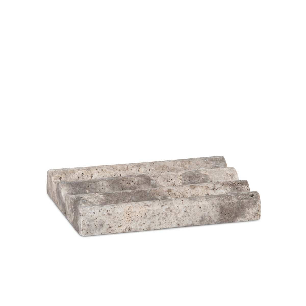 Jabonera de mármol gris
