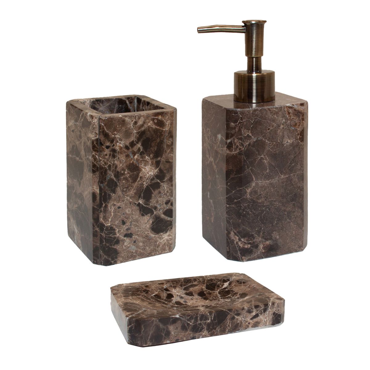 Dispensador de jabón mármol Royal