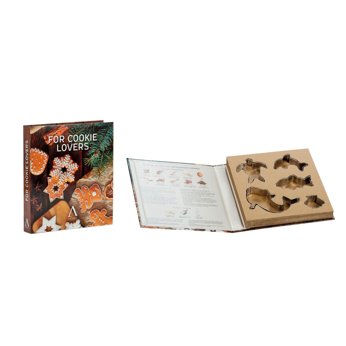 Kit de moldes de galletas de animales de acero plateado