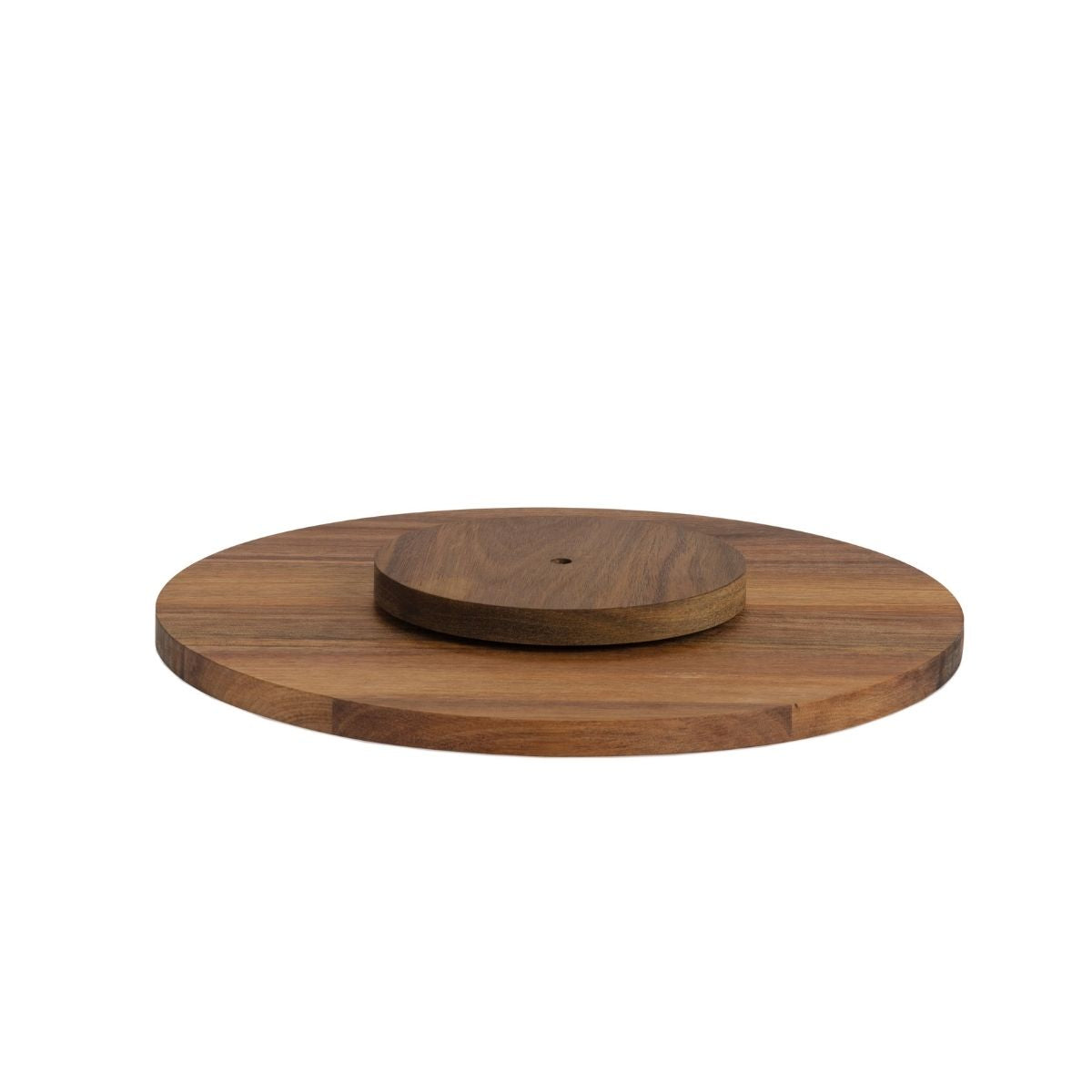 Tabla giratoria de madera de acacia