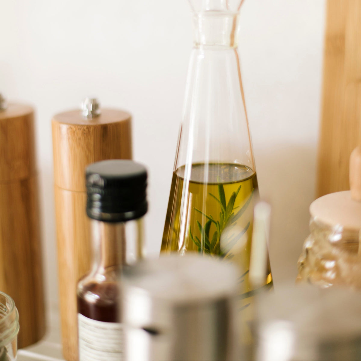 Aceitera antigoteo de cocina moderna