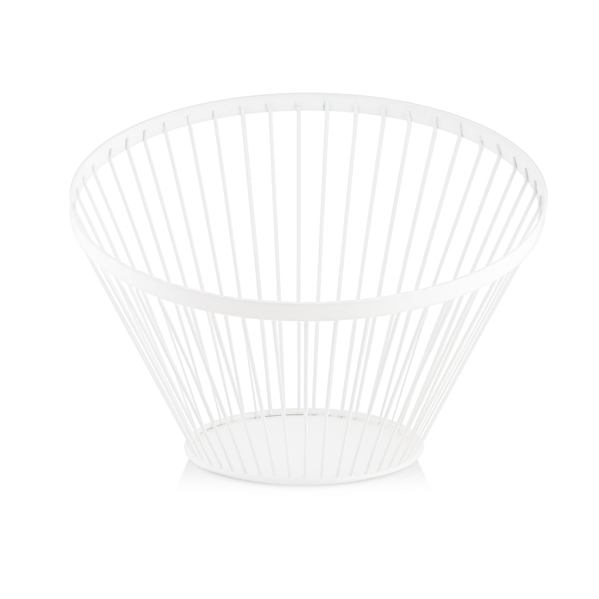 Frutero de cocina de metal blanco